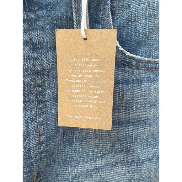 Madewell Womens Eco Collection Organic Cotton Flare Jeans Size 30 Sustainable Me - Picture 3 of 9